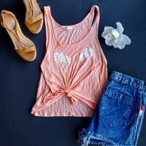 Victoria's secret PINK soft knot tie tank top